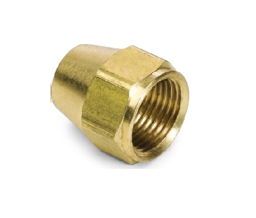 50# SAE 45 ° Flacăre scurtă cu piuliță cu nuci de alamă aramă
