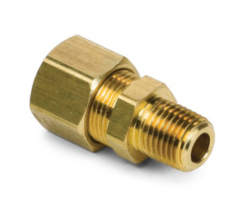 68# Fiting de compresie din alamă Adaptor masculin