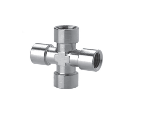 Fitinguri BSPT Union Cross din oțel inoxidabil