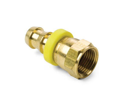 288 Push -On Hose Barb la feminin SAE JIC 37 ° pivotant