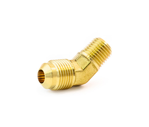 54# SAE 45 ° Fitinguri de alamă Flare forjate 45 ° cot masculin